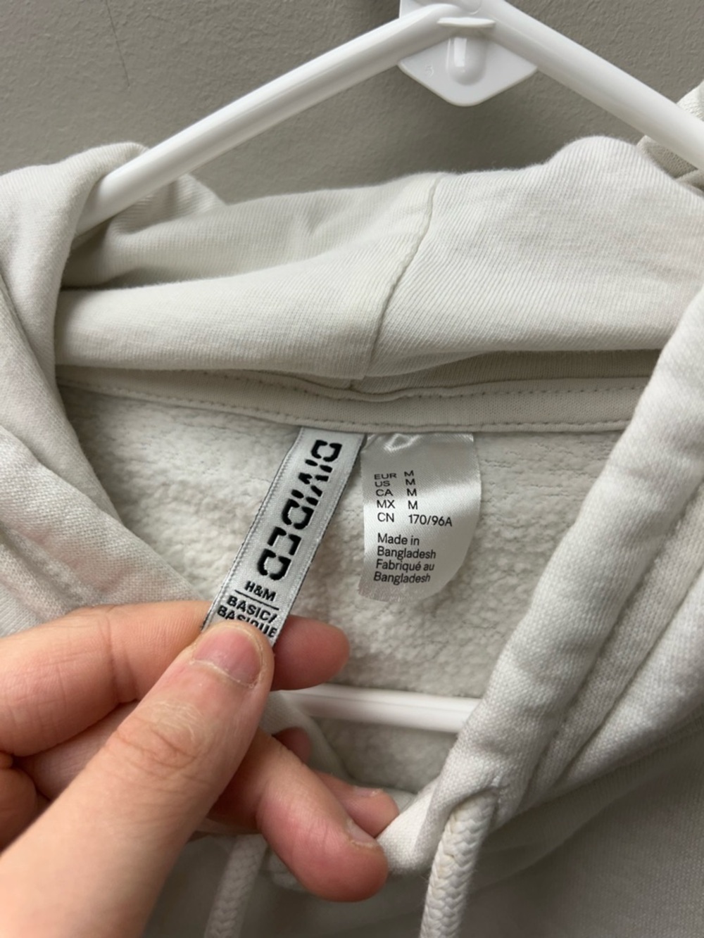H&M Divided Women’s White‎ “Original” Pullover Hoodie - Picture 4 of 5